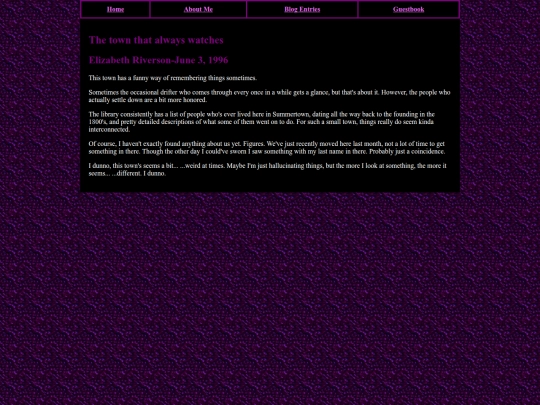 Entries/town screenshot