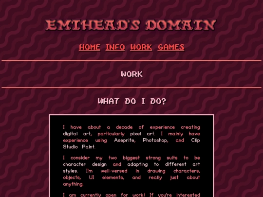 work screenshot