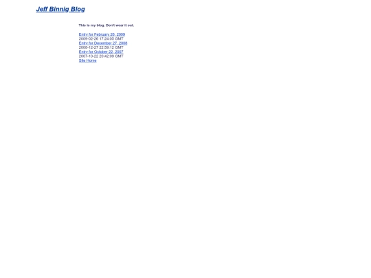 blog screenshot