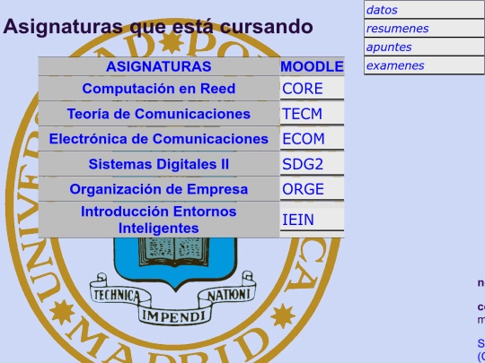 P1CORE/asignaturas screenshot