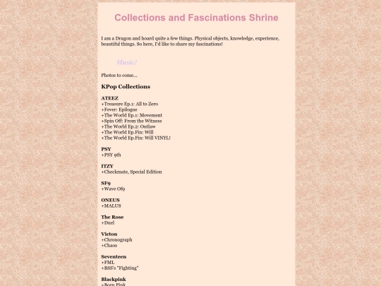 ETemple/collections screenshot