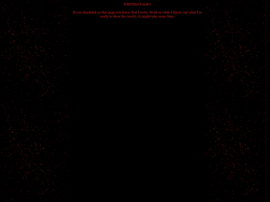 writing screenshot