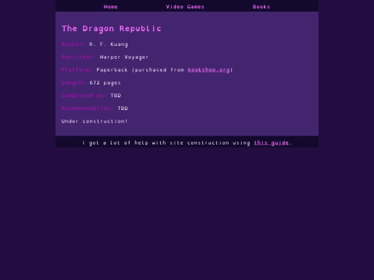 bookreviews/thedragonrepublic screenshot