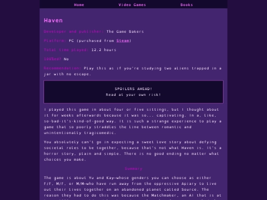 videogamereviews/haven screenshot