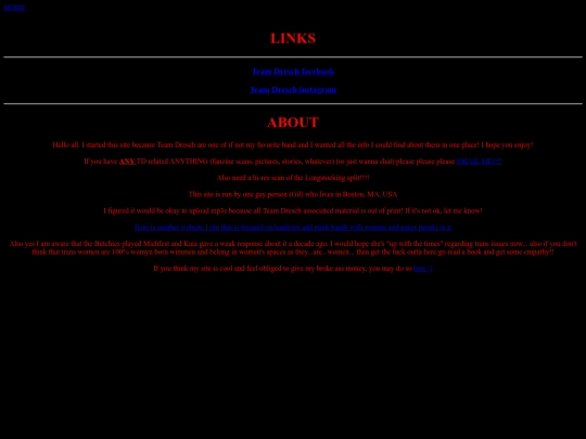 links screenshot