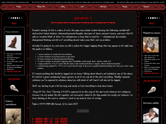 blog screenshot