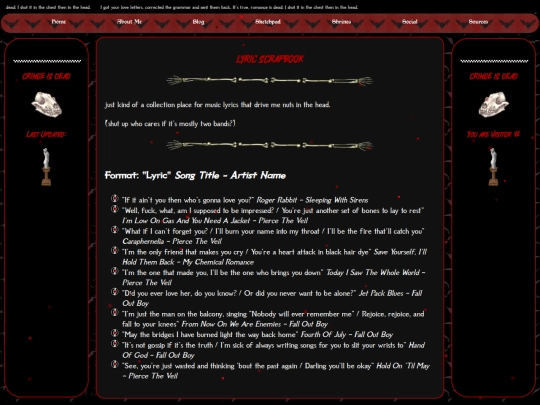 songquotes screenshot