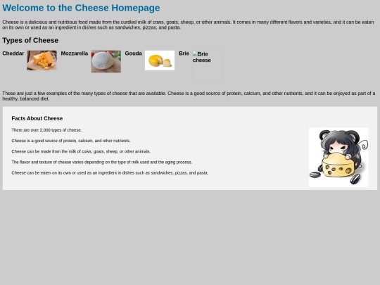 cheese screenshot