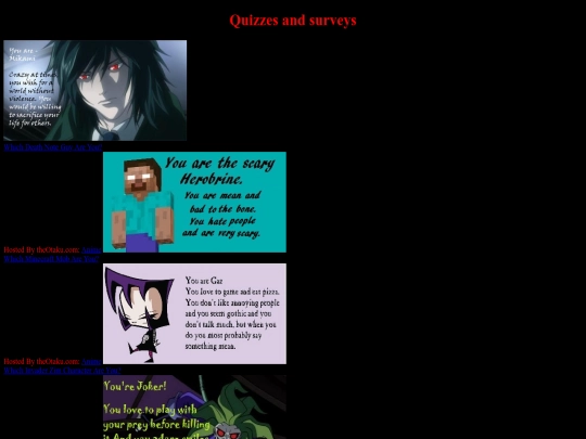 surveys screenshot