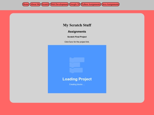scratch/scratchFinal screenshot