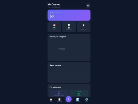 MisGastos screenshot