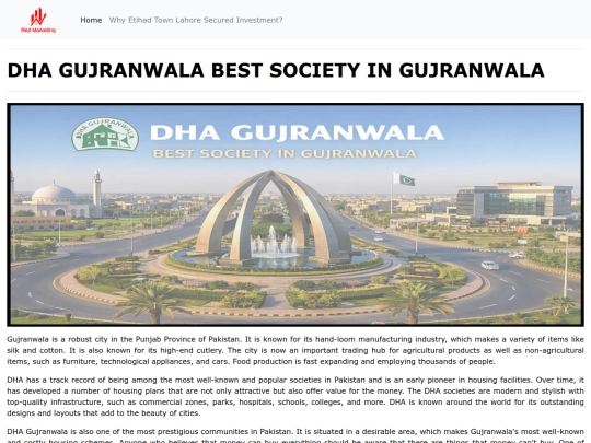dha-gujranwala-best-society-in-gujranwala screenshot