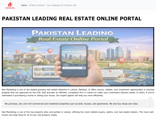 pakistan-leading-real-estate-online-portal screenshot
