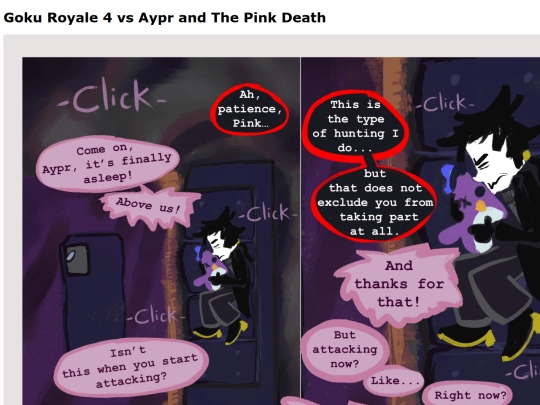 OCTPages/GokuRoyale04/Goku4vsAyprPink screenshot