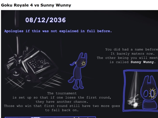 OCTPages/GokuRoyale04/Goku4vsSunnyWunny screenshot