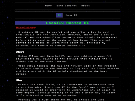projects screenshot