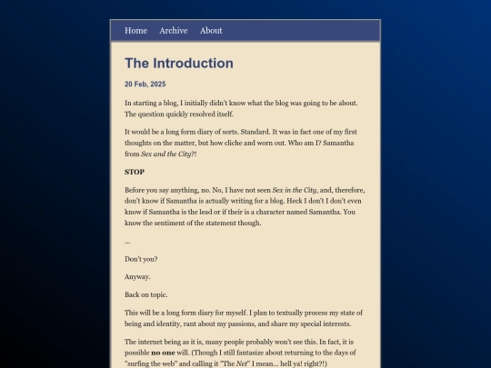 posts/2025-02-20-The-Introduction screenshot