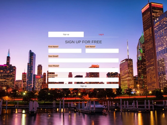 LoginPage screenshot