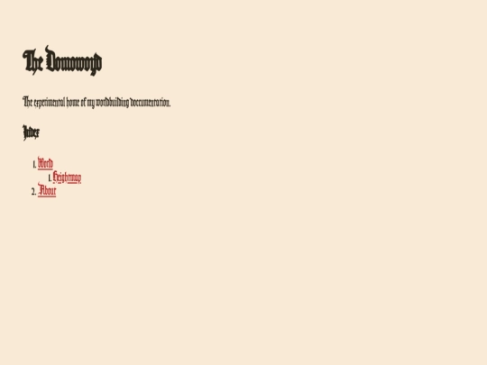 index screenshot