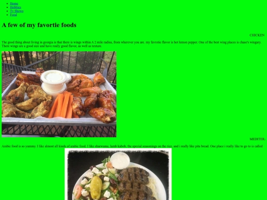 food screenshot
