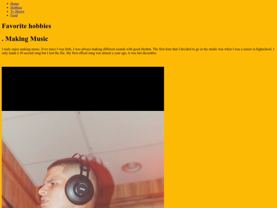 hobbies screenshot