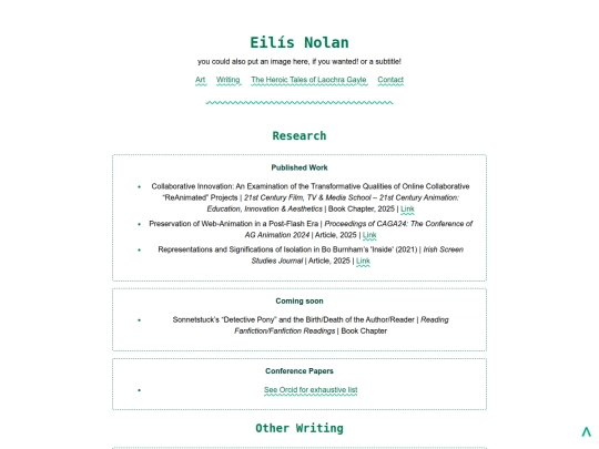 writing screenshot
