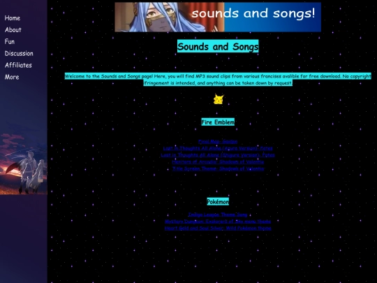 sounds screenshot