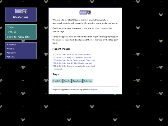 blog screenshot