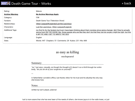deathgametour/ao3/oneshot/aseasyaskilling screenshot