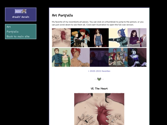 projects/art/portfolio screenshot