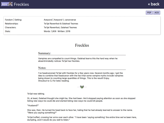 projects/fanfic/2018-freckles screenshot