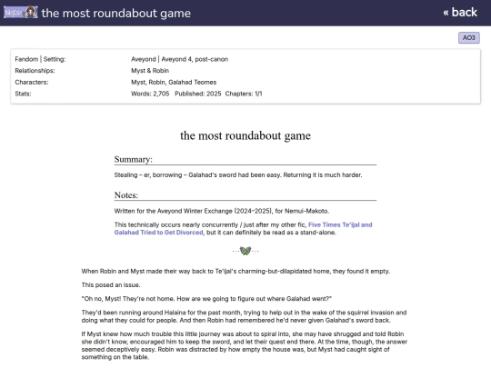 projects/fanfic/2025-roundabout screenshot