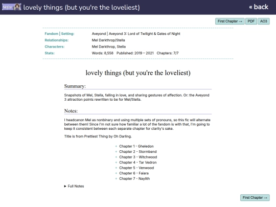 projects/fanfic/lovely-things screenshot