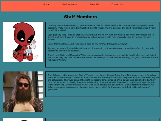 staffmembers screenshot