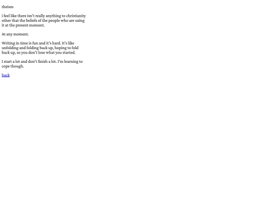 blog/theism screenshot