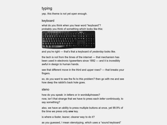 typing screenshot