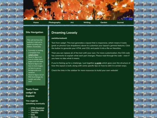 index screenshot
