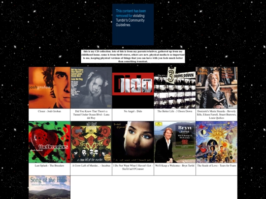 CDs screenshot