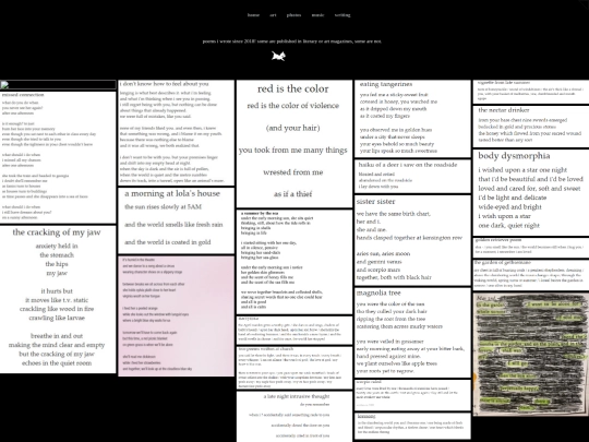 poetry screenshot
