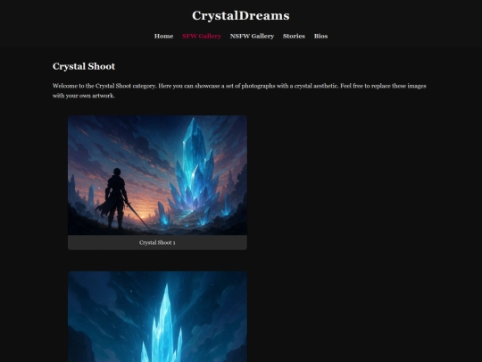 sfw-crystal-shoot screenshot