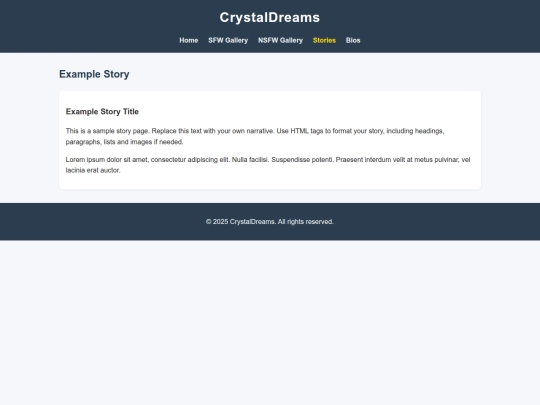 stories-example-story screenshot