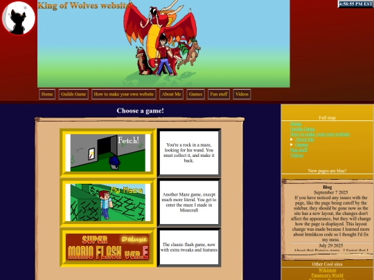 kow/pages/games screenshot