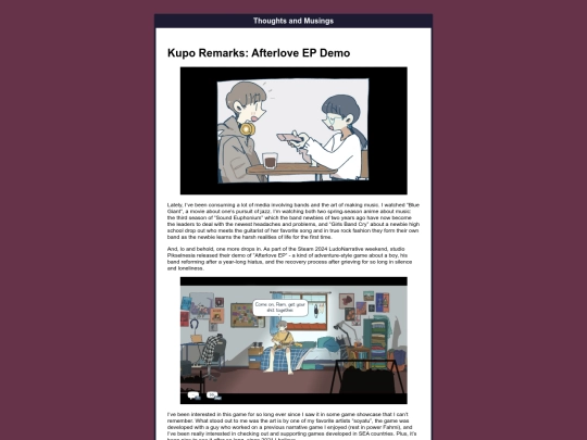 thoughtsandmusings/afterloveep screenshot