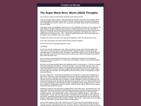 thoughtsandmusings/mariomovie screenshot