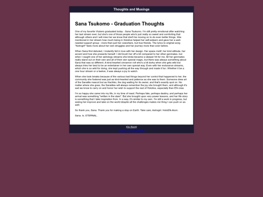 thoughtsandmusings/sanagraduation screenshot