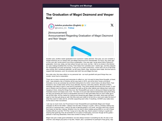 thoughtsandmusings/vespermagnigraduation screenshot