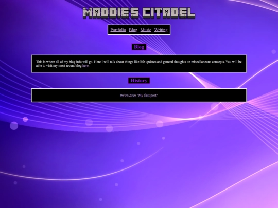 blog/crossroads screenshot