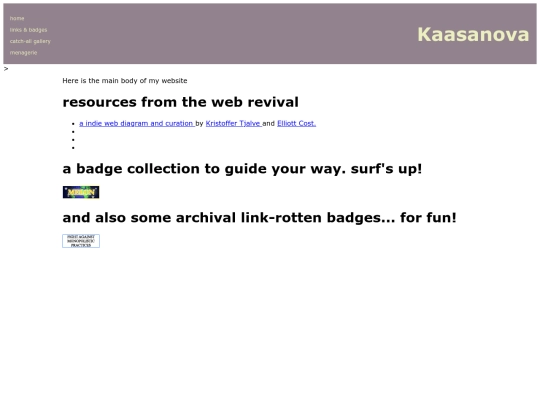 linkpage screenshot