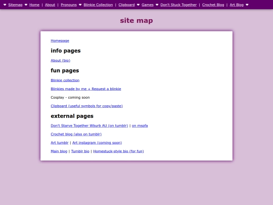 sitemap screenshot