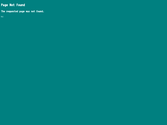 not_found screenshot